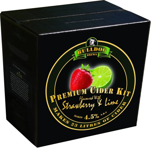 Bulldog Brews Strawberry and Lime Cider